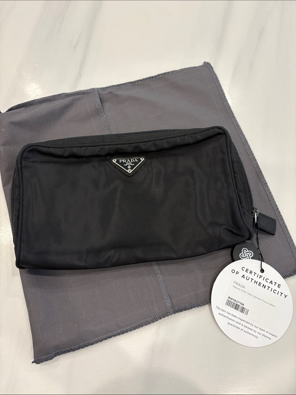 Prada cosmetic pouch